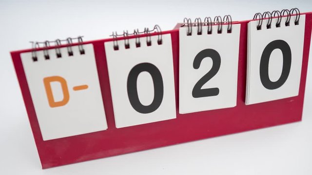 D-day 100 countdown calendar