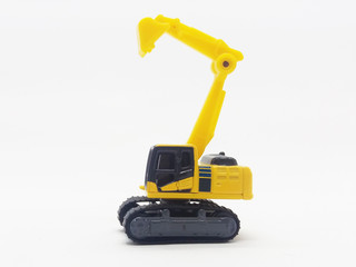 Building Construction Vehicle Toys Models  in White Isolated Background