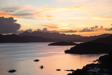 Sunset in the Philippines