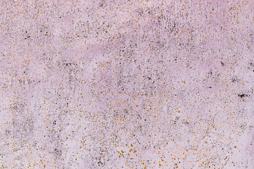 rusty grunge aluminum background with paint blue pink