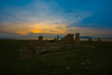  Abandoned, Adobe, Aging Process, April,thailand,dam