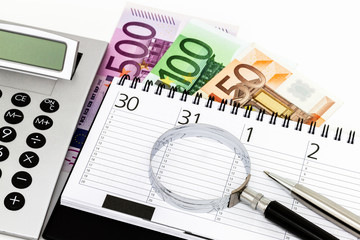 Fototapeta premium Abrechnung Finanzen Monatsende Bilanz