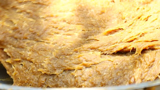 Food video Preserved Durian is adding value to durian The production of durian is a method of preservation of durian, an important durian production located in the eastern and southern of thailand.