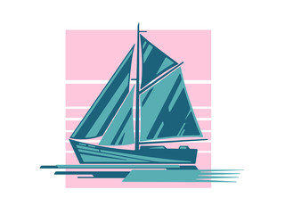 Sailing ship logo
