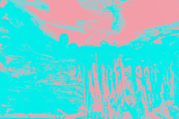 blue pink paint brush strokes background 
