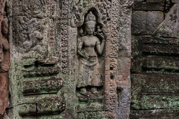 Fototapeta na wymiar Angkor Thom in Angkor Archaeological Park in Cambodia