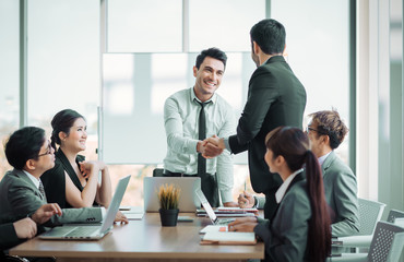 Business People Meeting and Training in Corporate. The Success Business People. Business Meetings in Corporate. Event Seminar Training Meeting of Entrepreneurs for Start Up. 