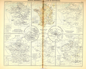 Fototapeta premium Old map