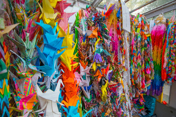 Origami in Hiroshima Peace Memorial Park 