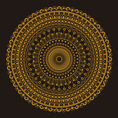 Round motif pattern design