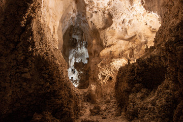 Big Room in Carlsbad Caverns National Park in New Mexico, United States