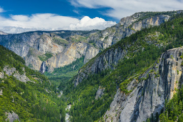 Big Oak Flat Road Tunnel View in Yosemite National Park in California, United States