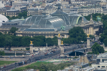 Vue aérienne Grand Palais, PARIS