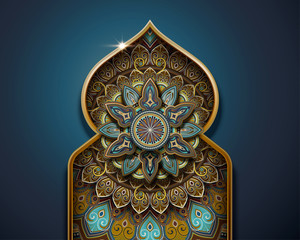 Arabesque pattern design