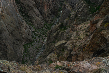 Fototapeta na wymiar Chasm View in Black Canyon of the Gunnison National Park in Colorado, United States