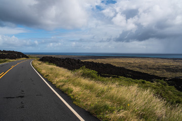 Chain of Craters Road in Hawaii Volcanoes National Park in Hawaii, United States © Sceninc Media