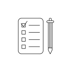 Tasklist line icon