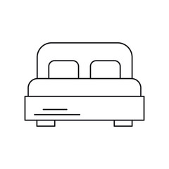 Bed line icon