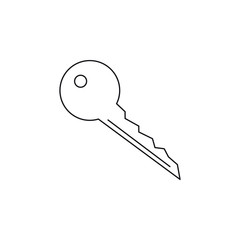 Key linear icon