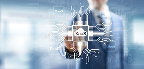 XaaS PaaS SaaS IaaS DBaaS Infrasstructure Service Data Base Platform development solution for...
