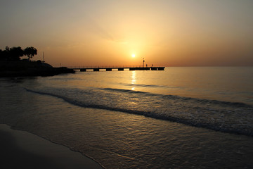 Fototapeta premium A beautiful sunrise on the island of Majorca