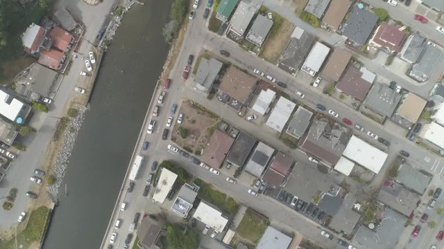 AERIAL - Overhead Beachside City