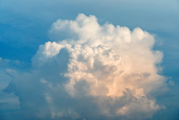 blue sky with clouds