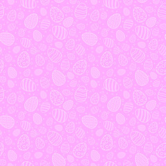 Easter Seamless Pattern Background