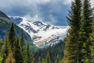 Jackson Glacier in Glacier National Park in Montana, United States