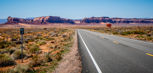Road to Monument Valley in Utah - travel photography