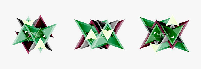 Obraz premium Arrows abstract composition for banner, background or logo
