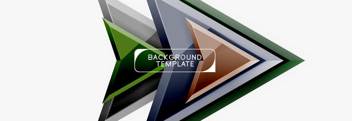Arrows abstract geometric backgrounds and elements