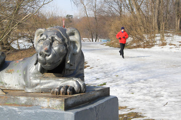 statue in the park