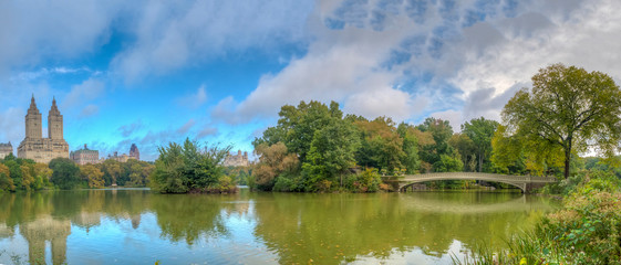 Obraz premium Bow bridge,Central Park, New York Cit