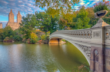 Bow bridge,Central Park, New York Cit
