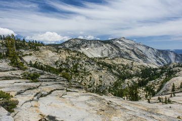 Olmstead Point in Yosemite National Park in California, United States