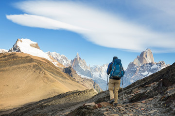 Fototapeta premium Hike in Patagonia