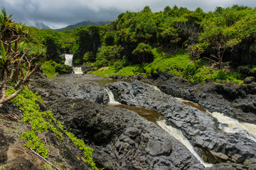 Pools of Oheo in Haleakala National Park in Hawaii, United States