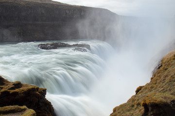 Gullfoss, Iceland's most famous waterfall
