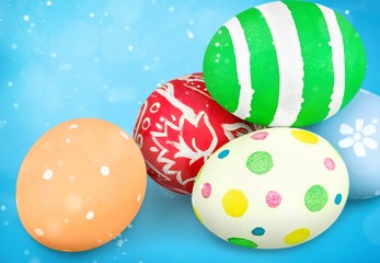 Colorful Easter eggs