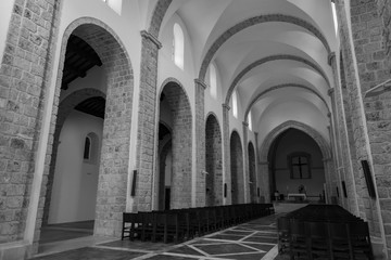 Rocchetta a Volturno, Isernia, Molise. Abbazia benedettina di San Vincenzo al Volturno. Storica...