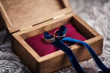 wedding rings at the wedding