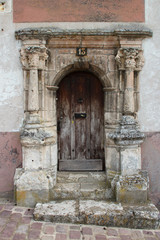 gate of a renaissance house in châteaudun (france)