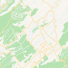 Fototapeta premium Le Tampon, France printable map