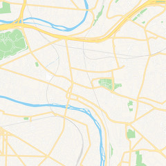 Obraz premium Champigny-sur-Marne, France printable map