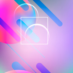 Abstract dynamic geometric background