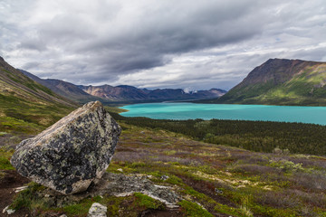 Upper Twin Lake in Lake Clark National Park in Alaska, United States