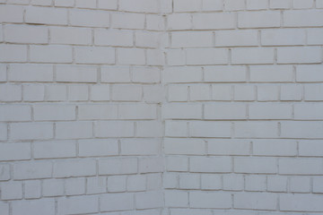 Abstract view of of old brick wall building.