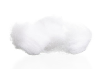 Cotton wool isolate on white background - obrazy, fototapety, plakaty