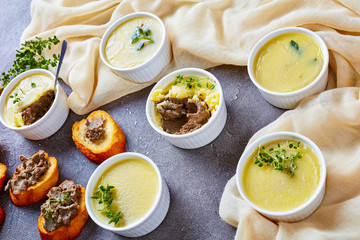 velvet silky smooth chicken liver pate, closeup